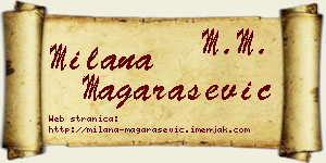 Milana Magarašević vizit kartica